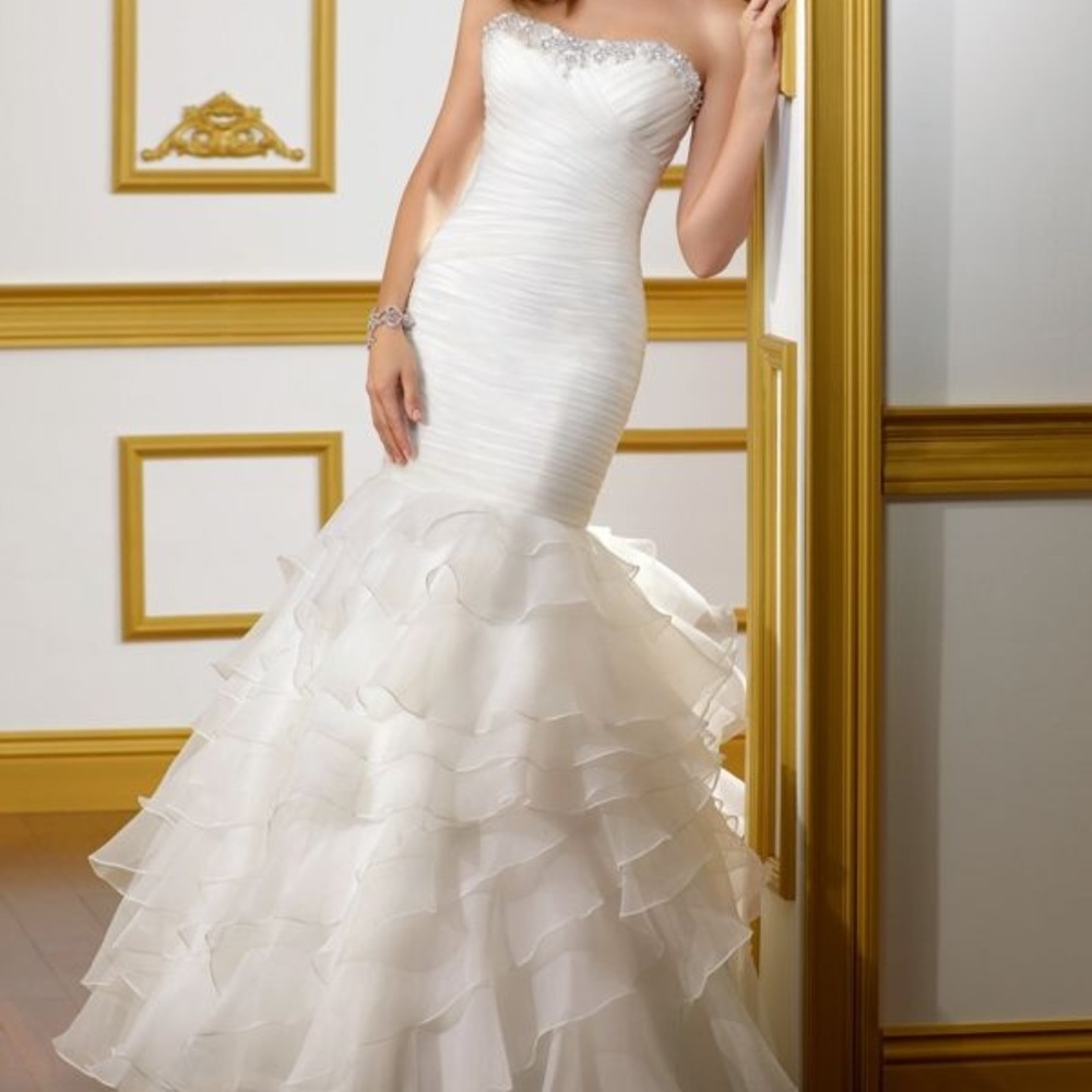 Mori Lee Ivory Wedding Dress